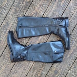 Tory Burch leather knee high boots